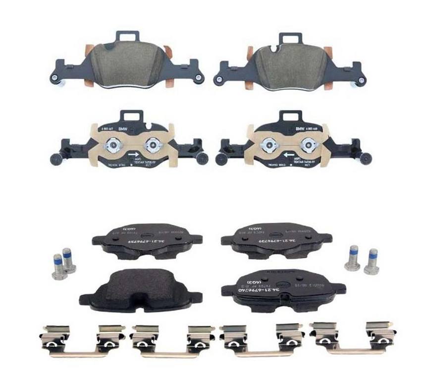 BMW Disc Brakes Kit - Pads Front and Rear